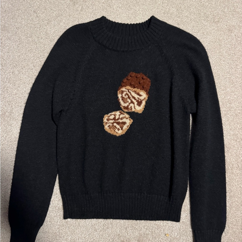 Rachel Antonoff Black Sweater BABKA